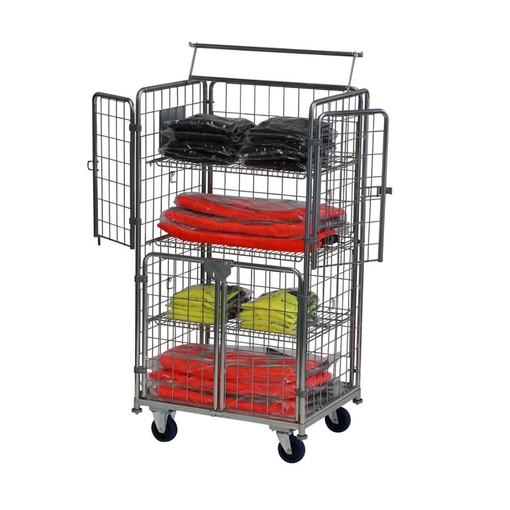 Four Sided Laundry Roll Cage