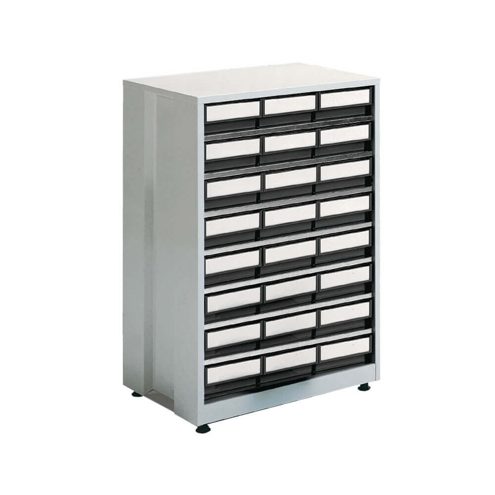 24 Drawer Storage Bin Cabinet - 605 x 410 x 870mm (WxDxH)