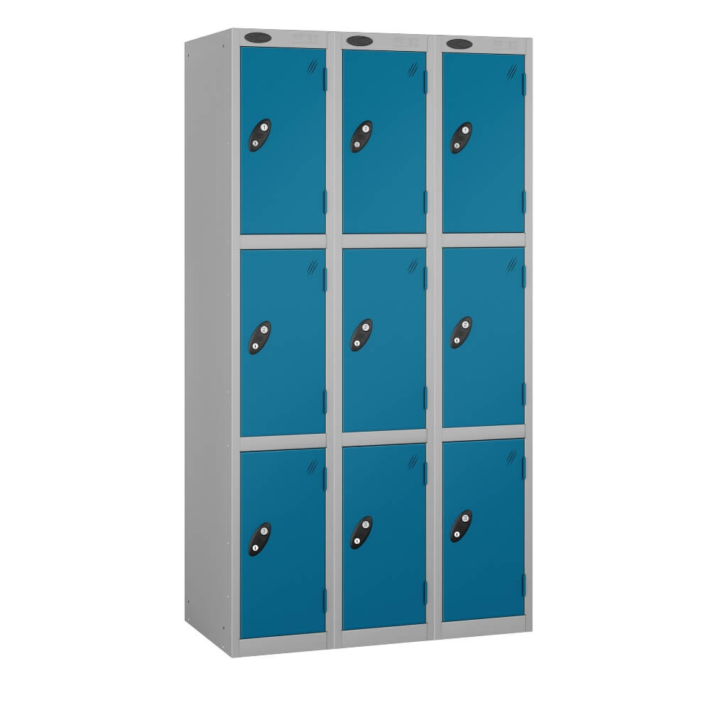 Three Compartment Locker - Nest of 3