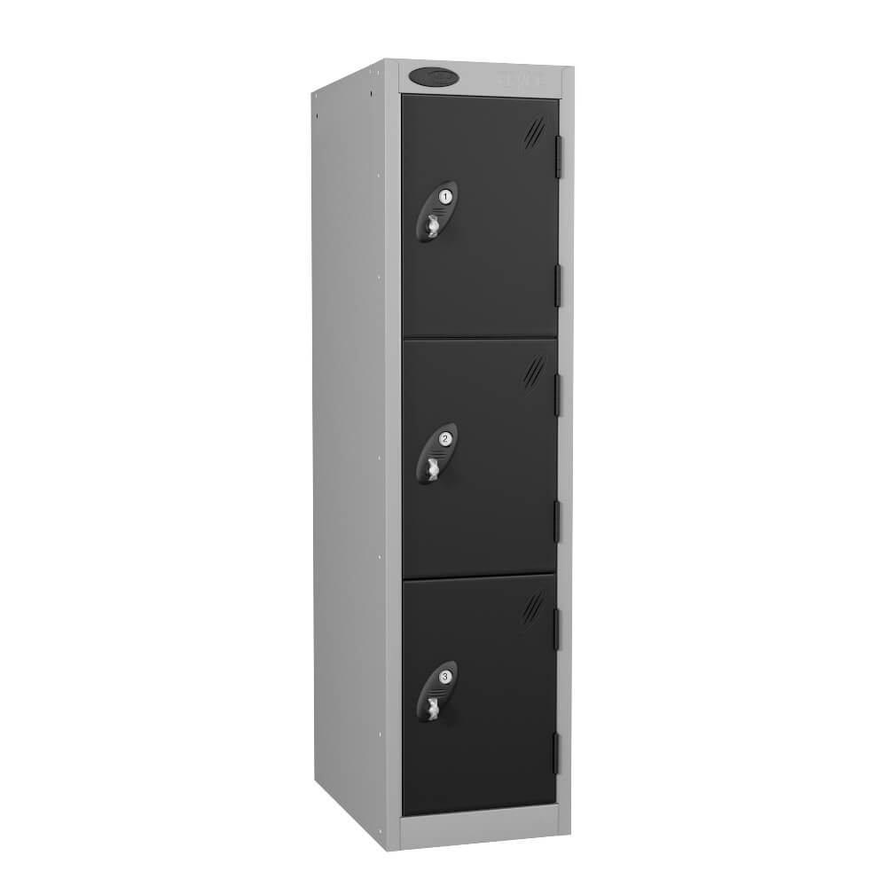 Three Compartment Low Locker - Nest Of 1