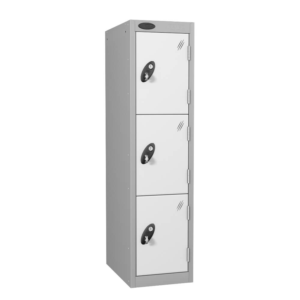 Three Compartment Low Locker - Nest Of 1