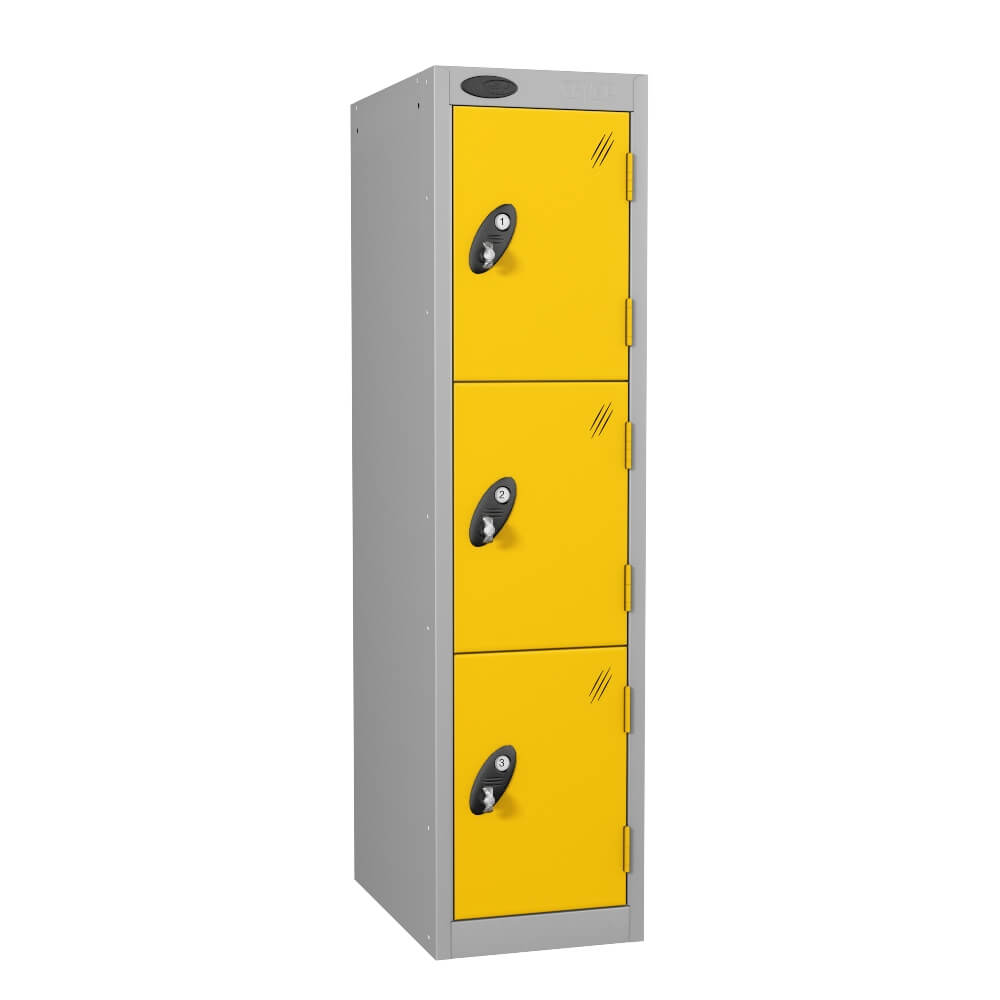 Three Compartment Low Locker - Nest Of 1