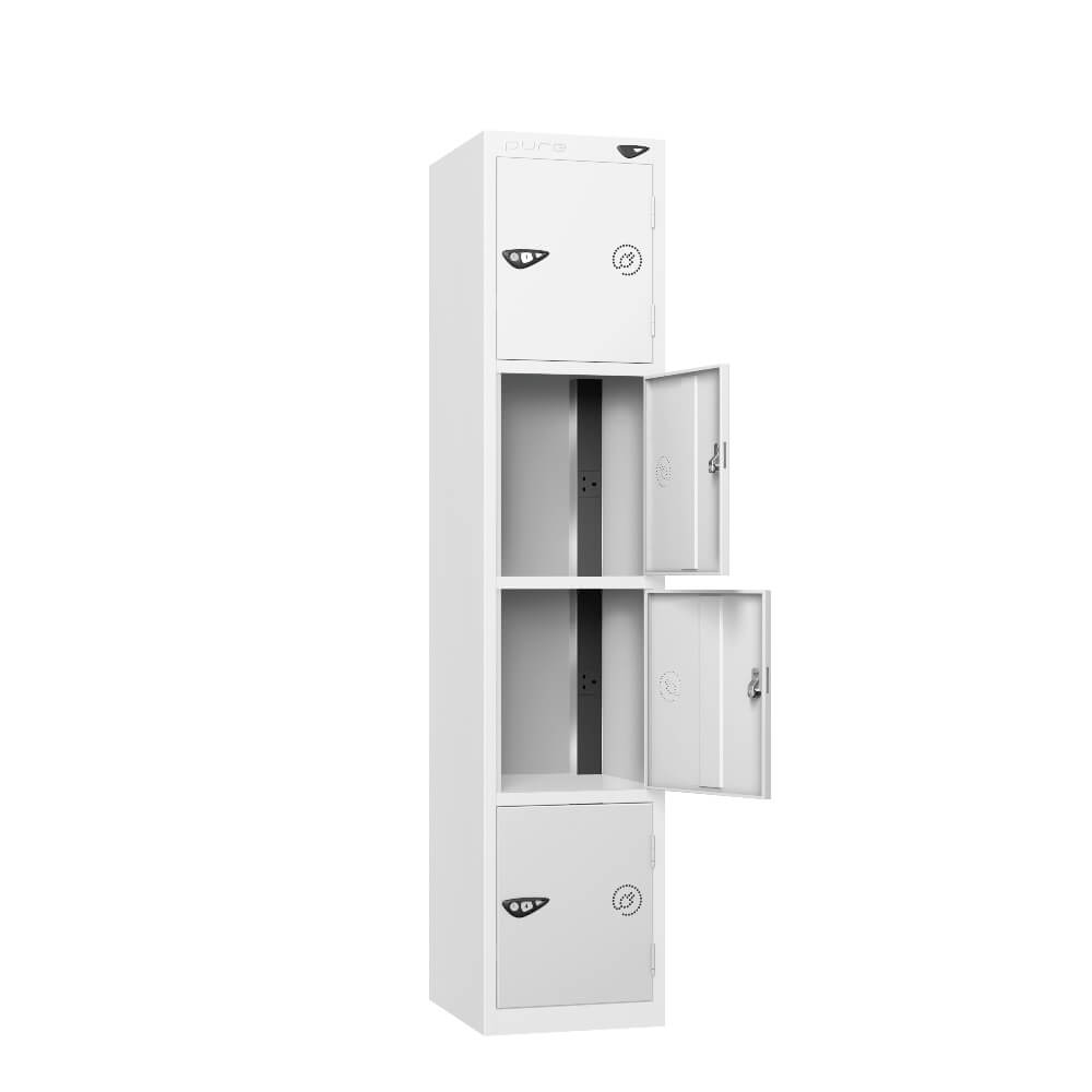 4 Compartment Tool Charging Locker
