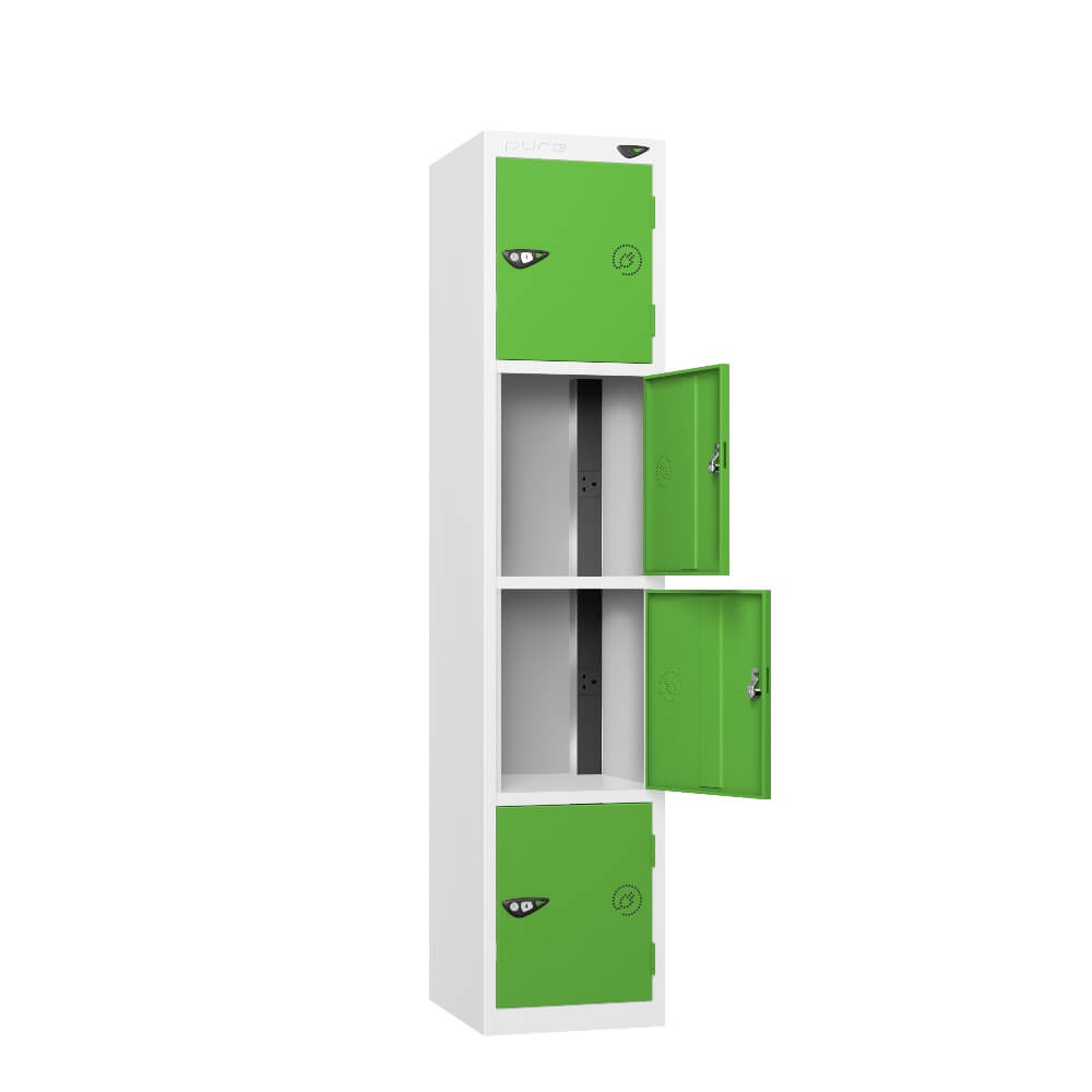 4 Compartment Tool Charging Locker