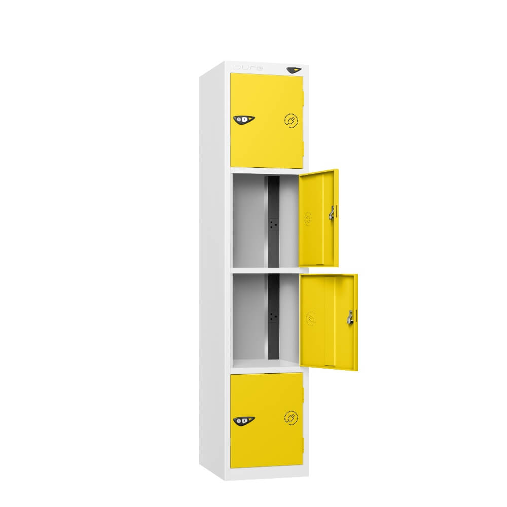 4 Compartment Tool Charging Locker
