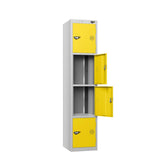 4 Compartment Tool Charging Locker