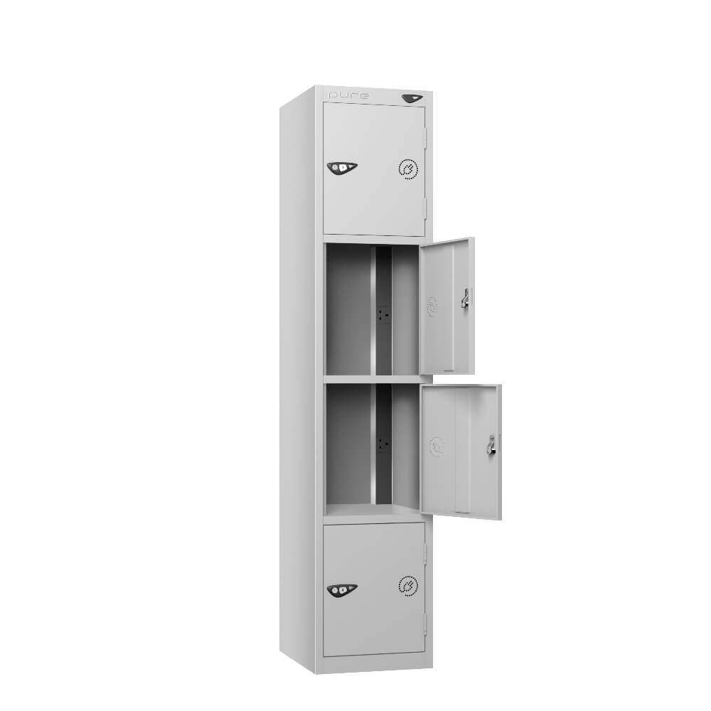 4 Compartment Tool Charging Locker