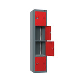4 Compartment Tool Charging Locker