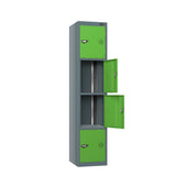 4 Compartment Tool Charging Locker