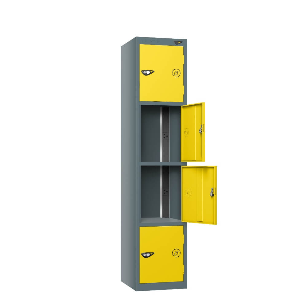 4 Compartment Tool Charging Locker
