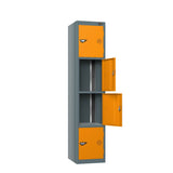 4 Compartment Tool Charging Locker