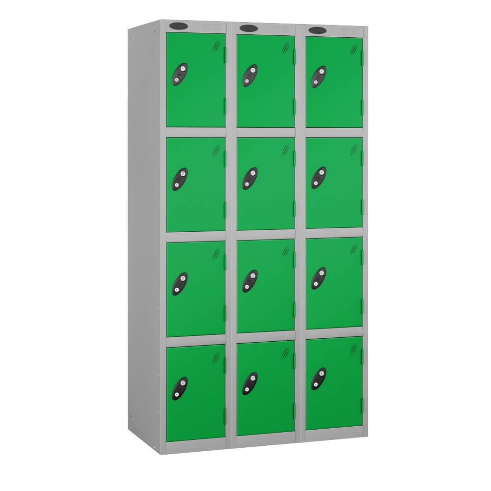 Four Compartment Locker - Nest of 3