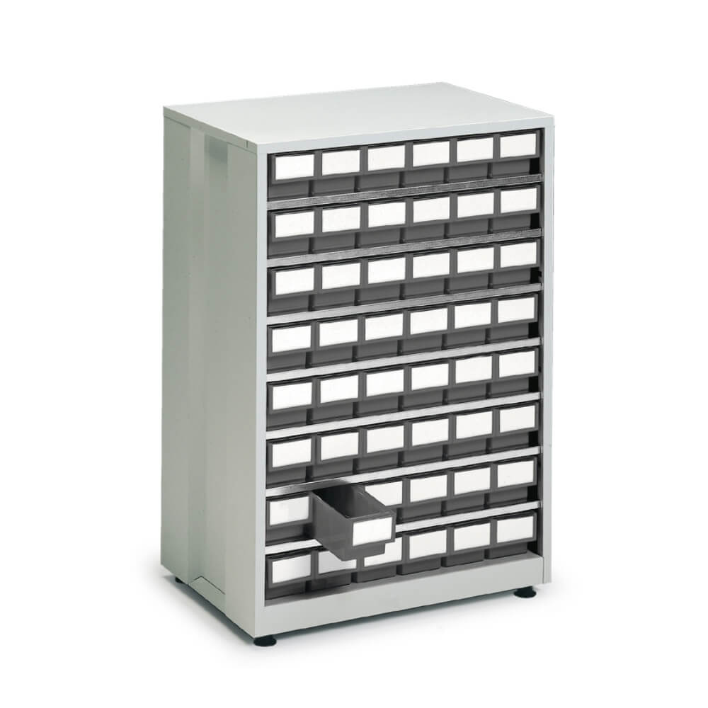 48 Drawer Storage Bin Cabinet - 605 x 410 x 870mm (WxDxH)