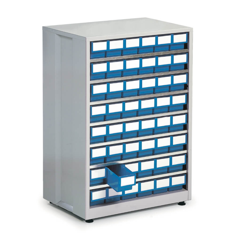 48 Drawer Storage Bin Cabinet - 605 x 410 x 870mm (WxDxH)