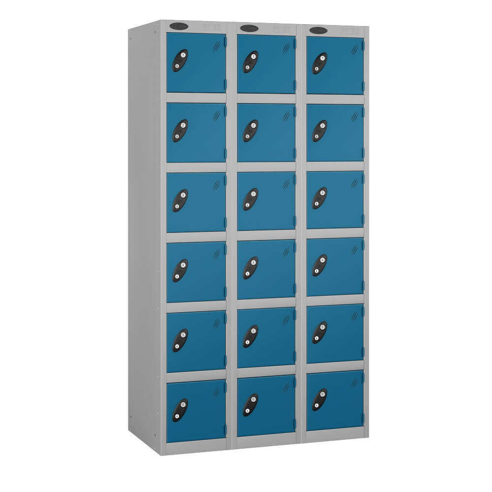 Six Compartment Locker - Nest of 3