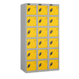 Six Compartment Locker - Nest of 3