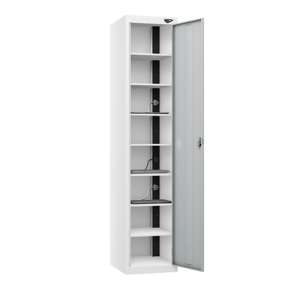 8 Compartment Laptop Charging Locker with 1 Door Access