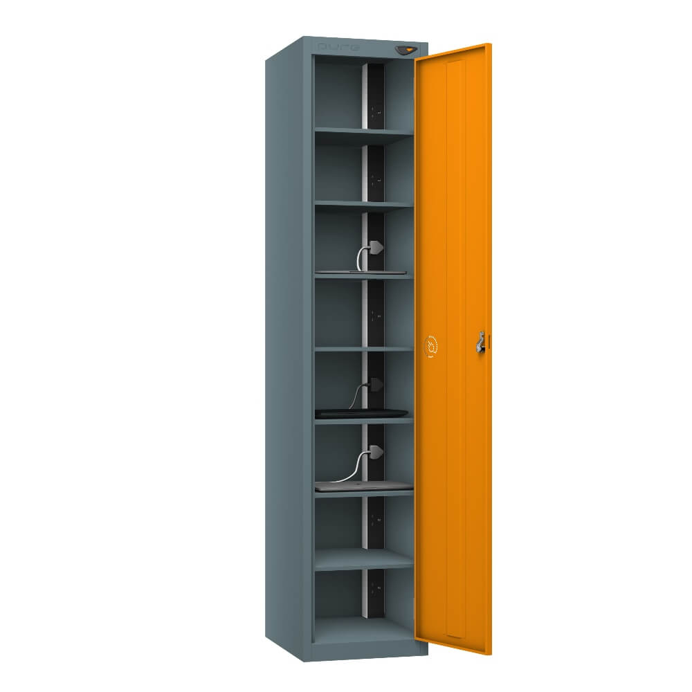 8 Compartment Laptop Charging Locker with 1 Door Access