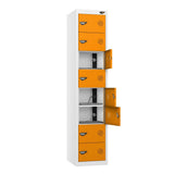 8 Compartment Laptop Charging Locker with 8 Door Access