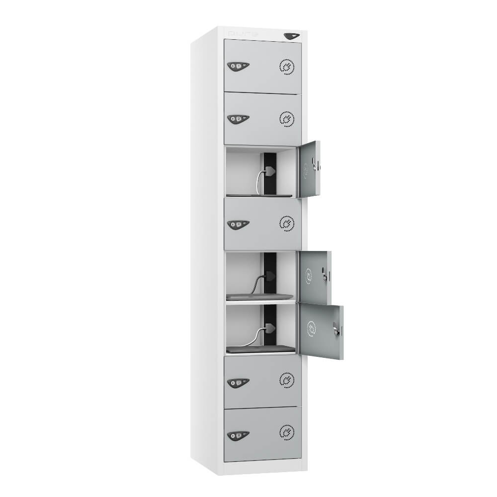 8 Compartment Laptop Charging Locker with 8 Door Access