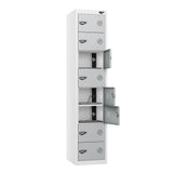 8 Compartment Laptop Charging Locker with 8 Door Access