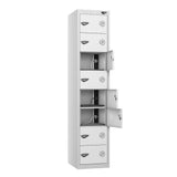8 Compartment Laptop Charging Locker with 8 Door Access