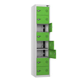 8 Compartment Laptop Charging Locker with 8 Door Access