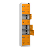8 Compartment Laptop Charging Locker with 8 Door Access