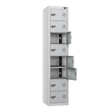 8 Compartment Laptop Charging Locker with 8 Door Access