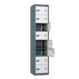 8 Compartment Laptop Charging Locker with 8 Door Access