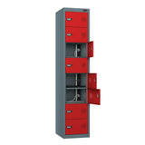 8 Compartment Laptop Charging Locker with 8 Door Access