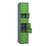 8 Compartment Laptop Charging Locker with 8 Door Access