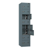 8 Compartment Laptop Charging Locker with 8 Door Access