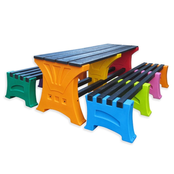 8 Person Table and Bench Set