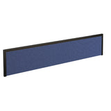 Straight Fabric Desktop Screen with Black Aluminium Frame