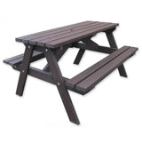 100% Recycled Plastic A-Frame Picnic Bench