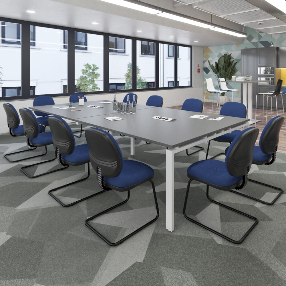 Adapt Rectangular Boardroom Table for 12 People
