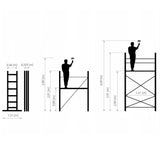 Aluminium Hector Basic Scaffolding Tower