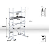 Aluminium Ikar Scaffolding Tower