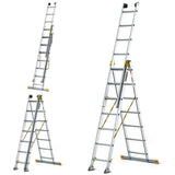 Aluminium Pro Max Triple Section Combination Ladder