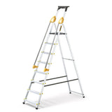 Aluminium Pro Step Ladder with Handrail