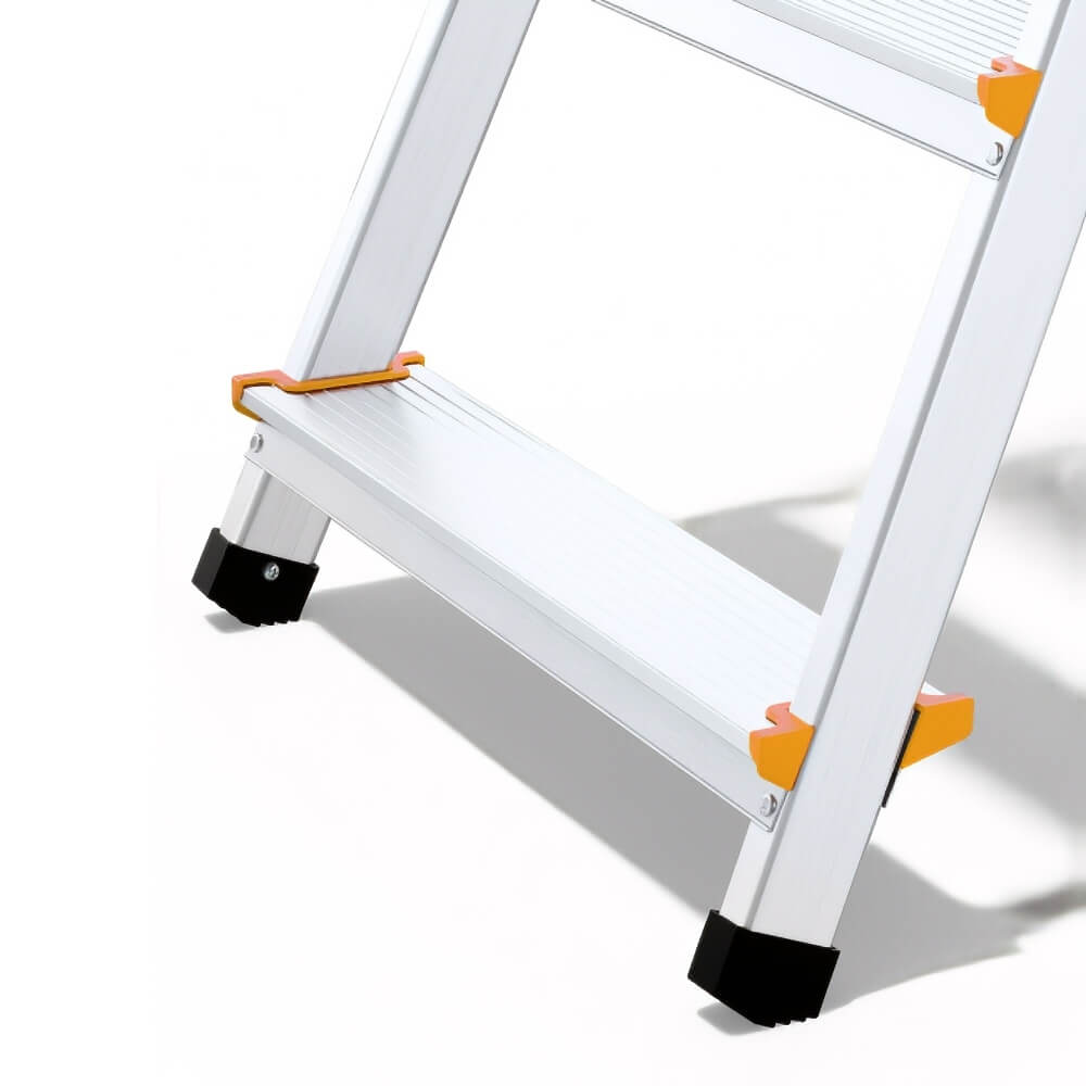 Aluminium Pro Step Ladder with Handrail