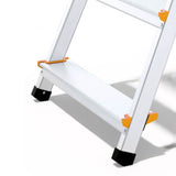 Aluminium Pro Step Ladder with Handrail