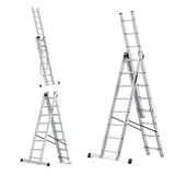 Aluminium Pro Triple Section Combination Ladder