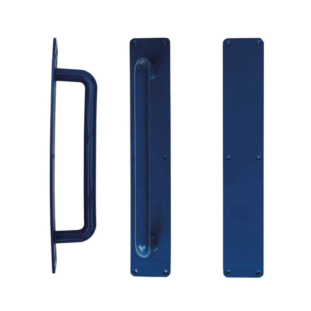 Anti-Microbial Door Handle Set 100mm Wide