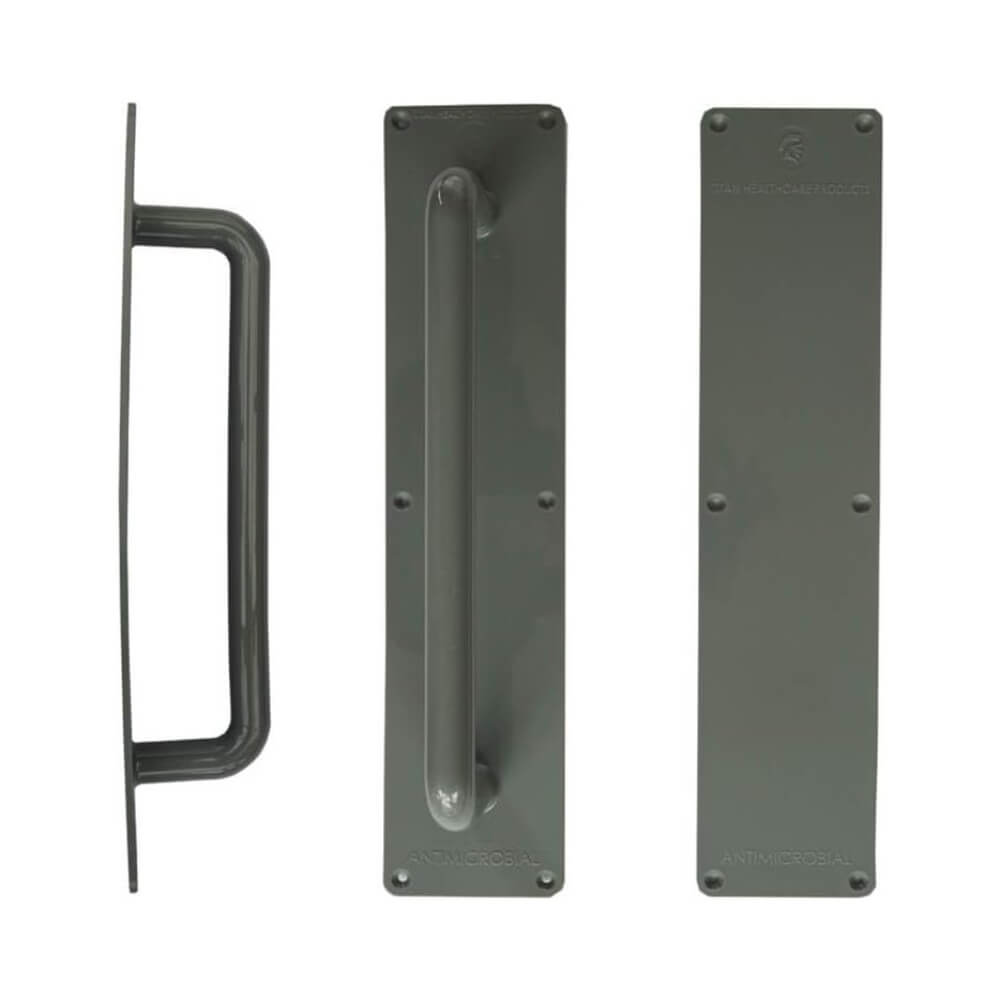 Anti-Microbial Door Handle Set 100mm Wide