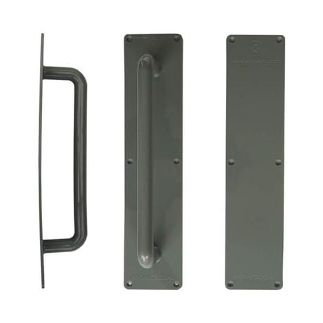 Anti-Microbial Door Handle Set 75mm Wide