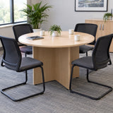 Arrowhead Leg Circular Meeting Table for 4 People