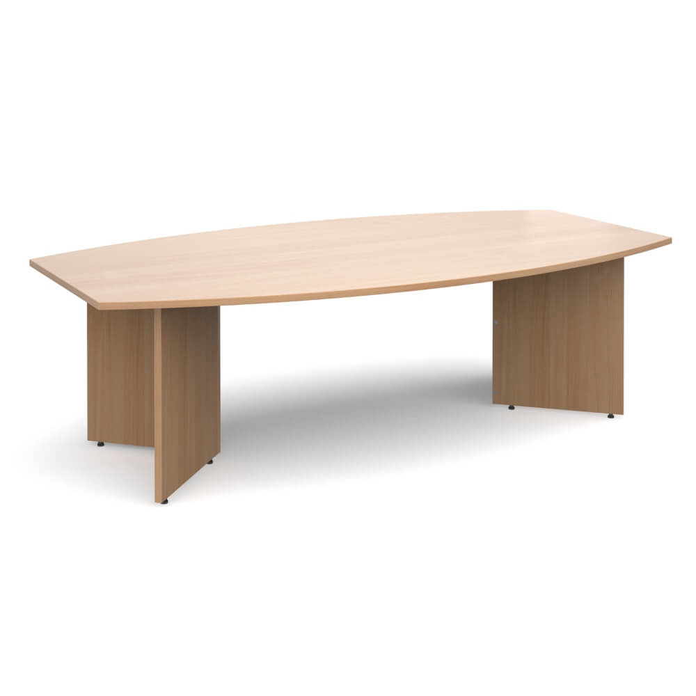 Arrowhead Leg Radial Boardroom Table 8 People