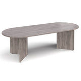 Arrowhead Leg Radial End Boardroom Table 8 People
